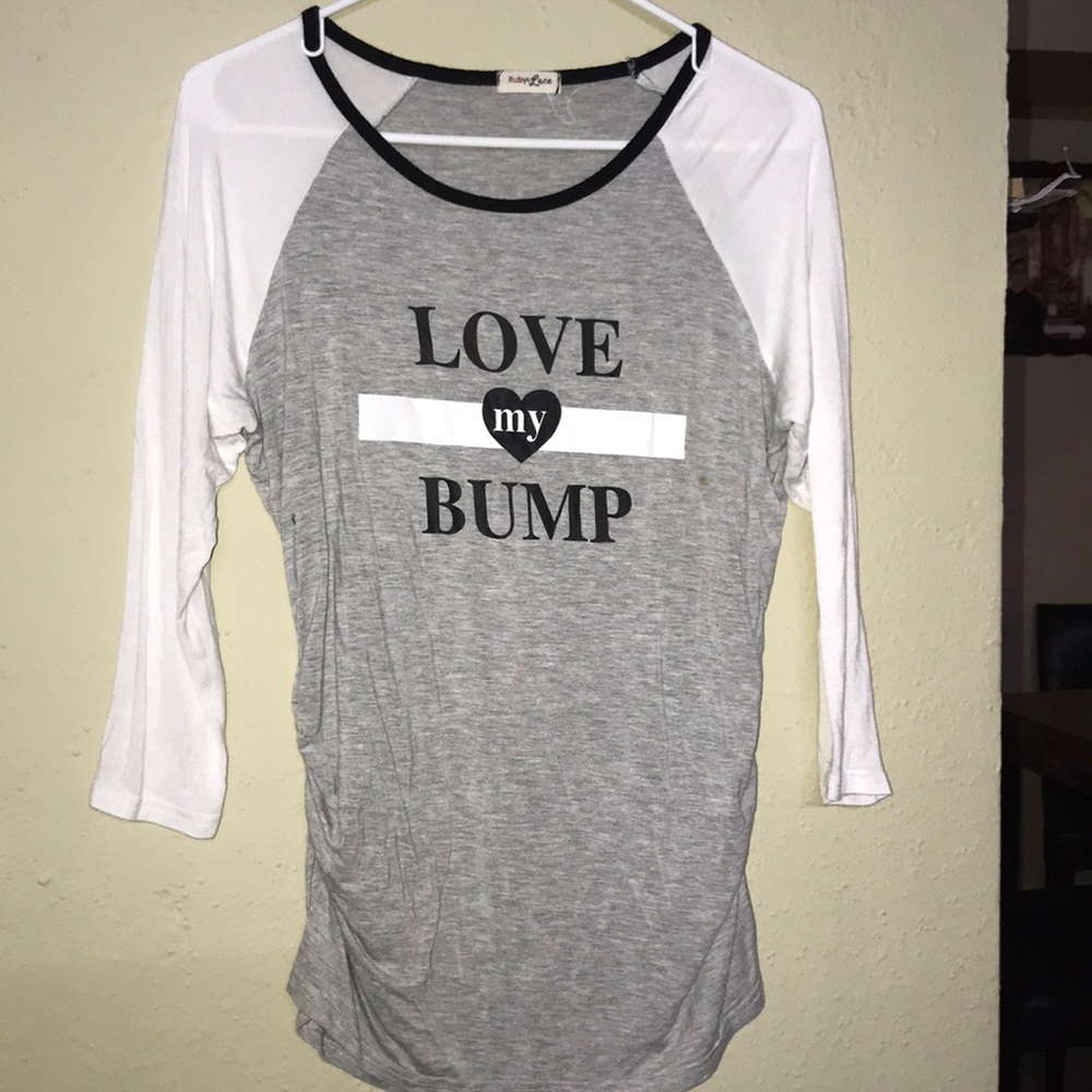 Maternity Shirt “ love my bump “